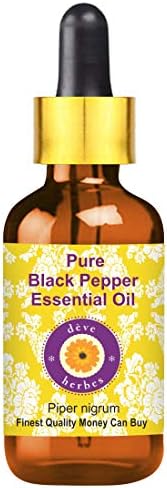 Deve Herbes čistý esenciálny olej z čierneho korenia so skleneným kvapkadlom prírodná terapeutická Trieda