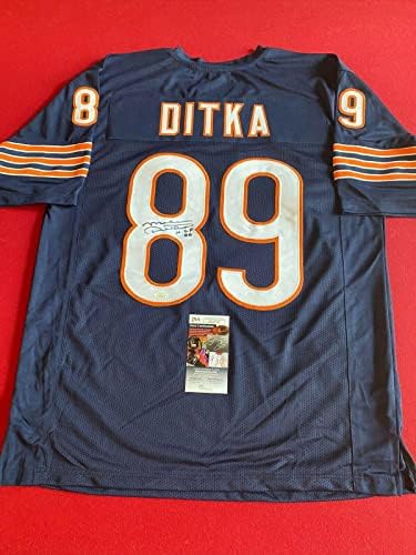 Mike Ditka, podpísaný vpísaný námornícky dres Vintage-podpísané dresy NFL
