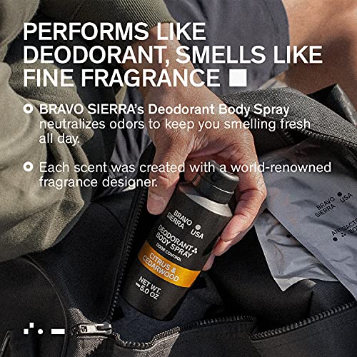 Deodorantový telový sprej od Bravo Sierra-ultrajemný hmlový sprej pre dlhotrvajúcu celodennú ochranu proti zápachu