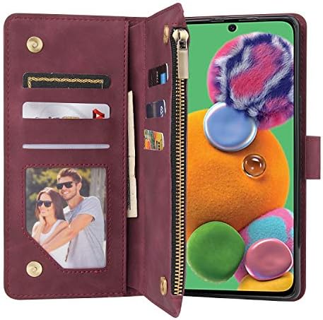 Puzdro LBYZCASE pre Galaxy A52 4G / 5G, puzdro na peňaženku Samsung A52s 5G, kožený kryt Folio Flip [vrecko na