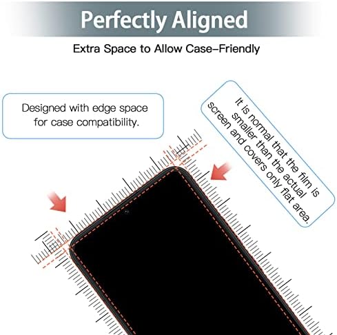 Qoosea Screen Protector pre Samsung Galaxy S23 Plus Tvrdené sklo s ochranou objektívu fotoaparátu Bubble Free
