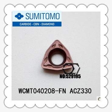 FINCOS Wcmt040208-Fn Acz330, frézovacia čepeľ na sústruh s karbidovým hrotom, zabezpečenie kvality, vysoké náklady,