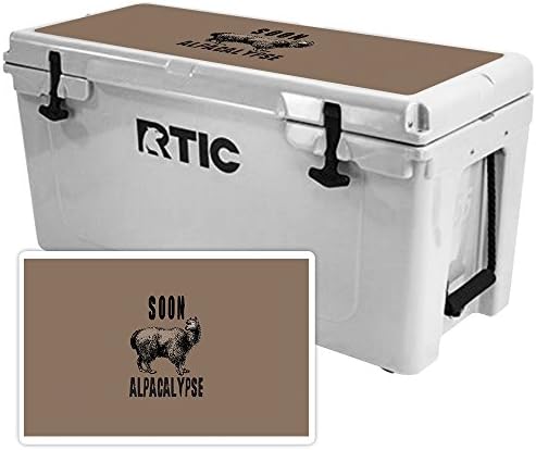MightySkins Skin kompatibilný s chladiacim vekom RTIC 65-Alpacalypse / ochranný, odolný a jedinečný vinylový