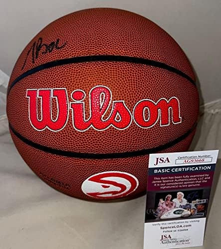 Doc Rivers podpísal Logo Atlanta Hawks basketbalová lopta podpísaná JSA-podpísané basketbalové lopty