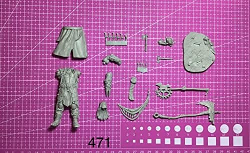 ETRIYE 1/24 Fantasy Themed Ancient Tribal Warrior Resin Character Model Kit nenatretá a Nezmontovaná miniatúrna