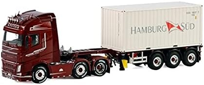 pre Volvo Fh4 Globetrotter XL 6x2 Twin Steer Container Trailer 20 ft Container 01-1768 1/50 DIECAST Model Truck