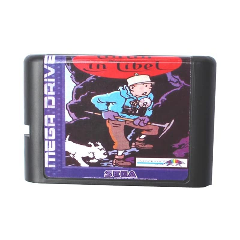 Tin Tin v Tibete 16 Bit MD herná karta pre Sega Mega Drive pre Genesis