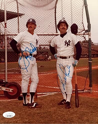 Graig Nettles Rick Cerone New York Yankees podpísané podpísané fotografie JSA COA 8x10-podpísané fotografie MLB