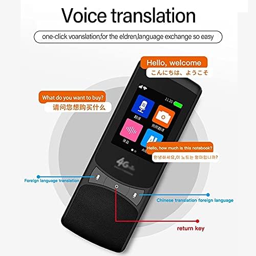 LIRUXUN Smart AI Instant Voice photo Scanning Translator 2,4 palcový dotykový displej Podpora Offline prenosného