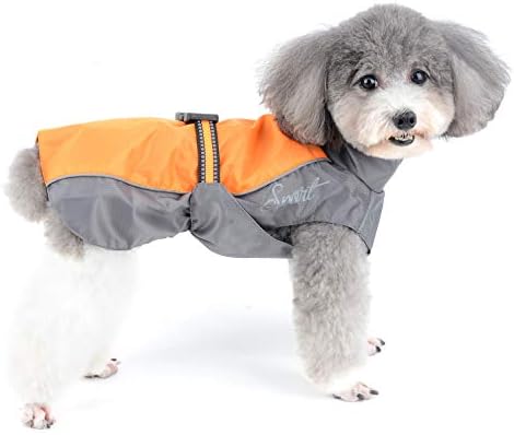 Ranphy nepremokavé malé psie bundy do dažďa reflexné Nastaviteľné šteňatá pláštenka ľahká sieťovina s vysokým