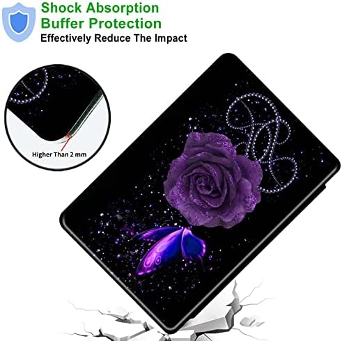 Puzdro JANENFNA pre Samsung Galaxy Tab A8 10,5 palca 2022, otočný otočný stojan o 360 stupňov PU kožené puzdro